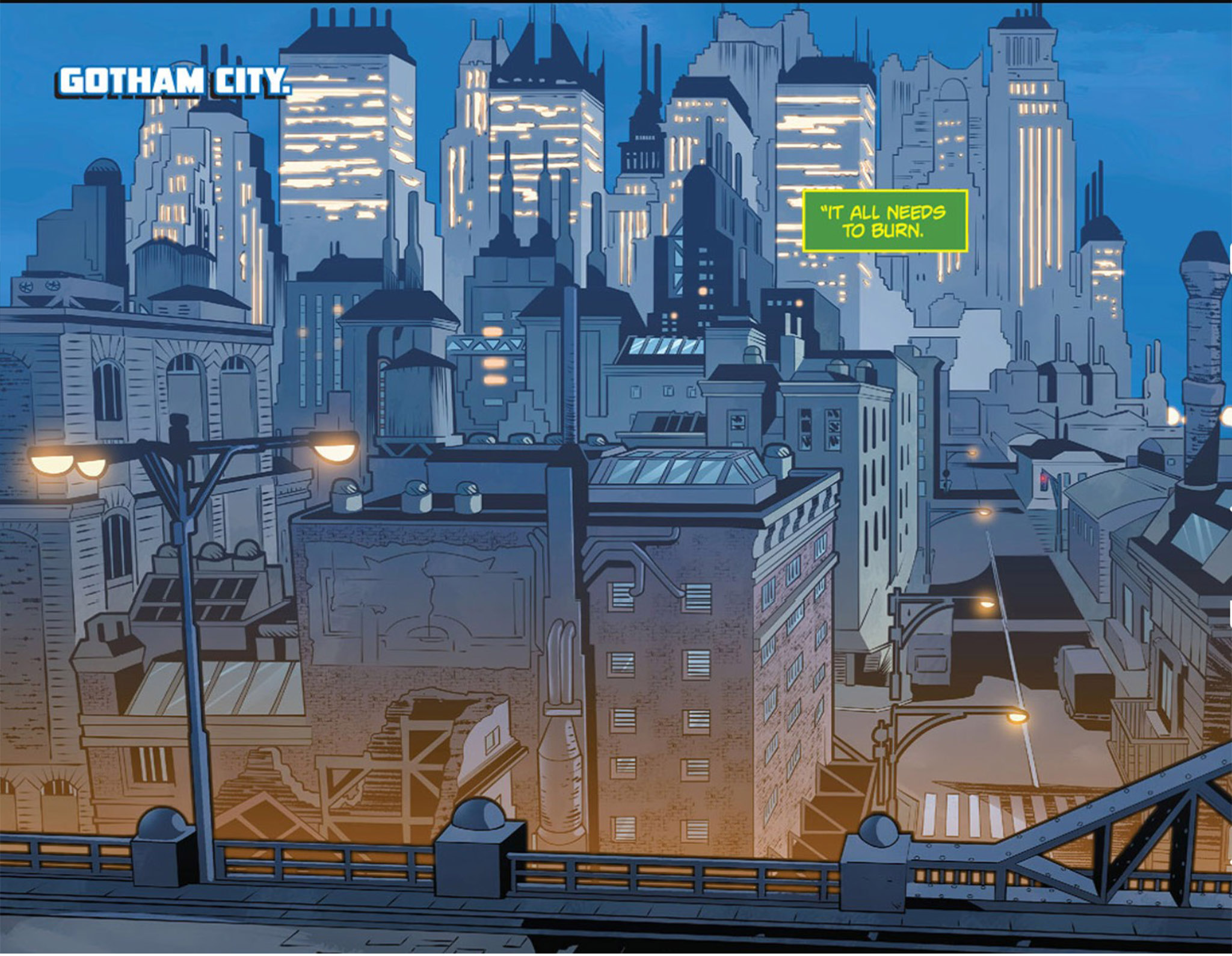 Изображение города в комиксах